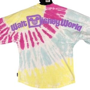 DISNEY SPIRIT JERSEY ADULT XS HIPPIE TIE DYE MAGIC KINGDOM FLORIDA MICKEY